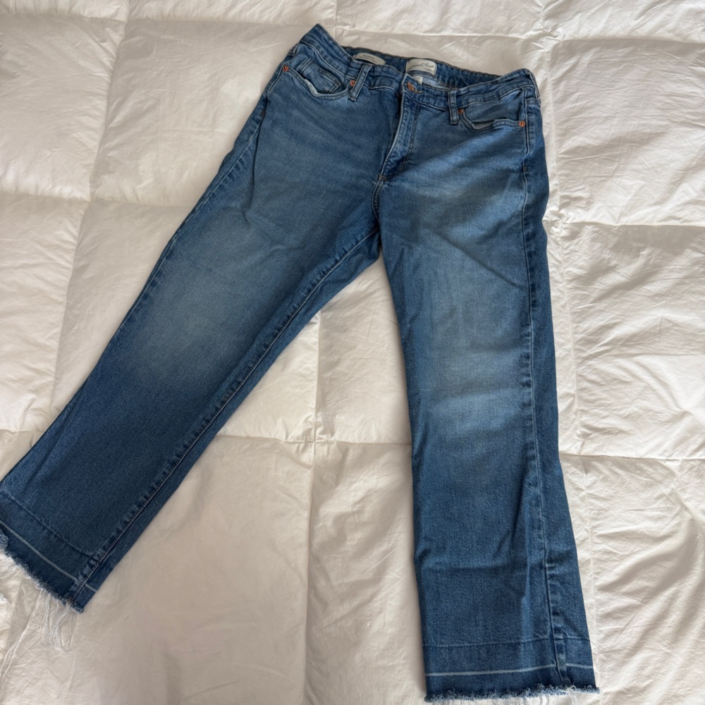 Universal Thread | Women’s Classic Blue Straight Jeans | Size 10 | Cropped